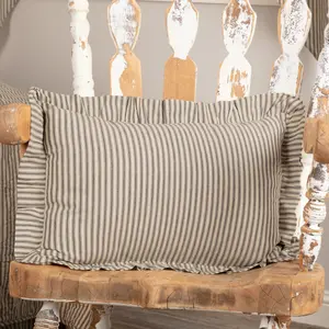 Sawyer Mill Ticking Stripe Fabric Pillow 14x22
