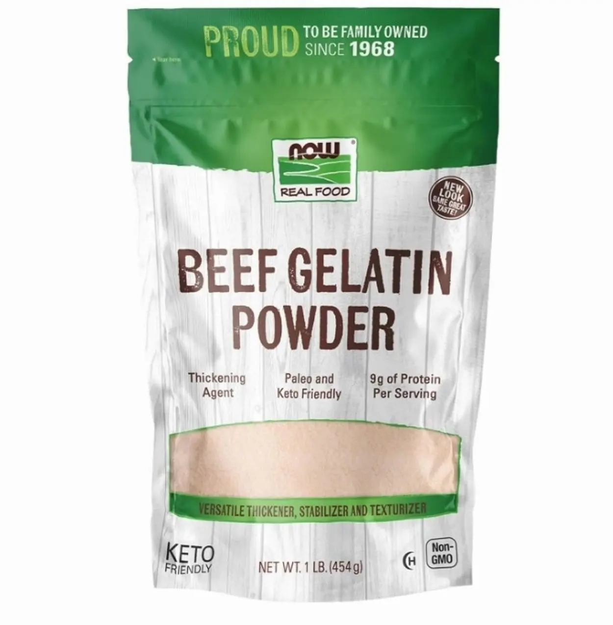 NOW Foods, Beef Gelatin Powder, Natural Thickening Agent, Source of Protein, 1-Pound (Packaging May Vary)