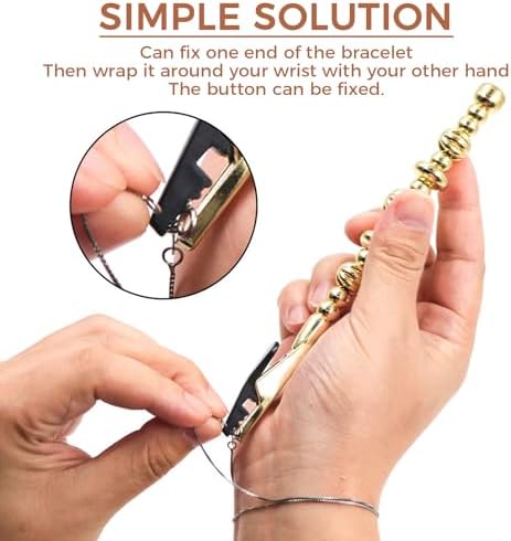 1PC Bracelet Helper Tool for Women, Easy Jewelry Fastening Aid for Bracelets, Necklaces, Watches & Zippers