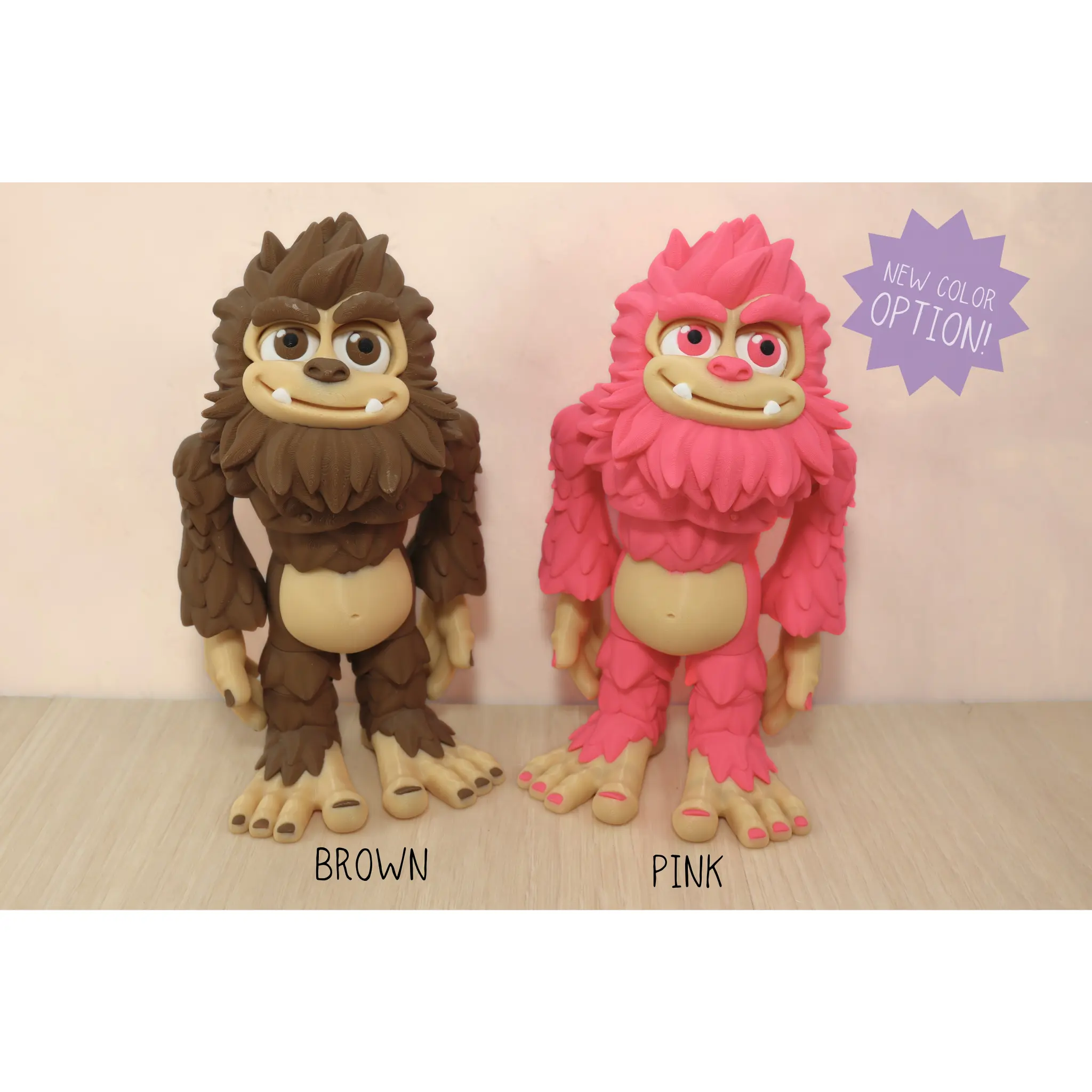 3D Printed Articulated Sasquatch