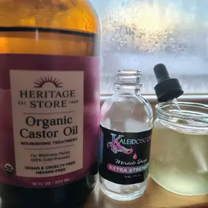 Heritage Store Organic Castor Oil - Nourishing Treatment for Body Care - Vegan & Cruelty-Free