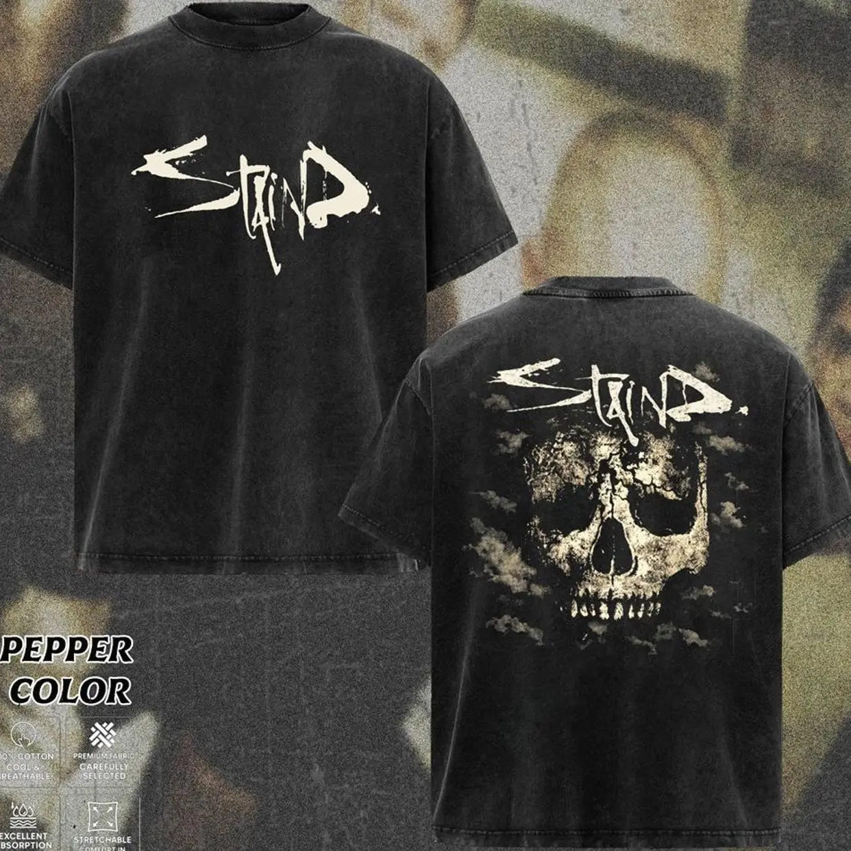 Staind Band T-Shirt Collection, Broken Road Graphic Tee, Retro Post-Grunge Style Shirt, Dark Emotional Rock Inspired Shirts, Vintage Heavy Cotton Band Tee, Gift for Rock Music Lovers, Alternative Merch for Men & Women R7G