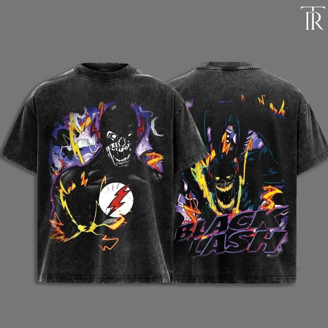 Black Flash Premium Acid Washed Hoodie T-Shirt, En Sabah Nur Hoodie Shirt, Character Comics Fans Shirt, Superhero Washed Shirt, Comic Book Fans T-Shirt, Superhero Graphic Tee Cotton FYL