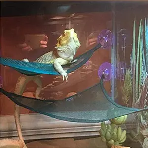 Lizard Hammock for Reptiles, Universal Small Pet Accessory, Climbing Net, Breathable Toy Swing, Hamster Hammock, Pet Play Equipment