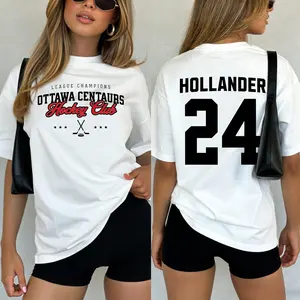 [Made In USA] Shane Hollander 24 Ottawa Centaurs Hockey T-Shirt, Heated Rivalry Romantic Couple Design, Hockey Fan Gift Apparel, Casual Streetwear Style, Soft Cotton Unisex Tee