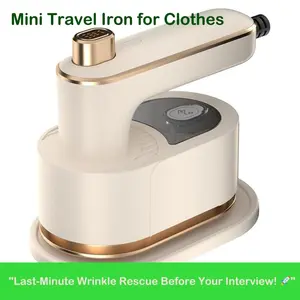 Mini Travel Iron for Clothes, Portable Handheld Iron Steam with Dry And Wet Ironing for Home Business ClothingHousehold Appliances Multifunction Cordless