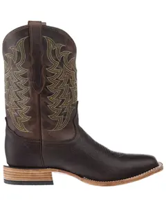 Tony Lama Men's Alfredo Bison Western Boot Broad Square Toe - He6402