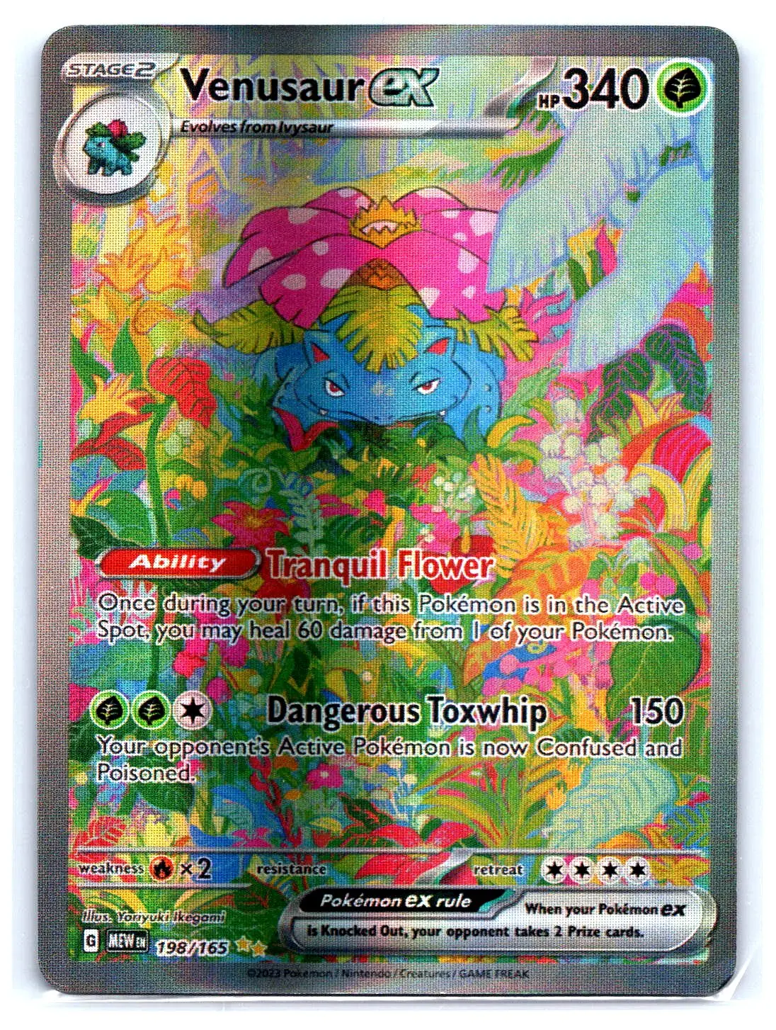 Pokemon FanArt Venusaur EX Custom Card