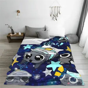 Dandys World Pebble  Fleece Blankets  Novelty Throw Blankets for Home,Soft Polyester All-Season Throw Sofa Bed Car Office Air-Conditioned Rooms Bed Warmer Durable Labor Day Halloween Christmas Birthday Gift