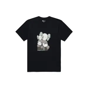 KAWS Unisex x Uniqlo UT Short Sleeve Graphic T-shirt (US Sizing) Black, from StockX