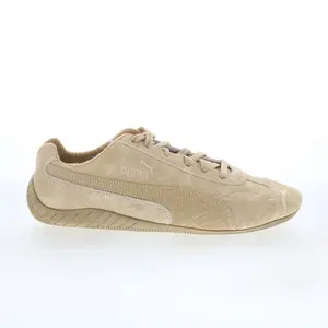 Puma Speedcat Mat Play 40465601 Mens Beige Suede Lifestyle Sneakers Shoes