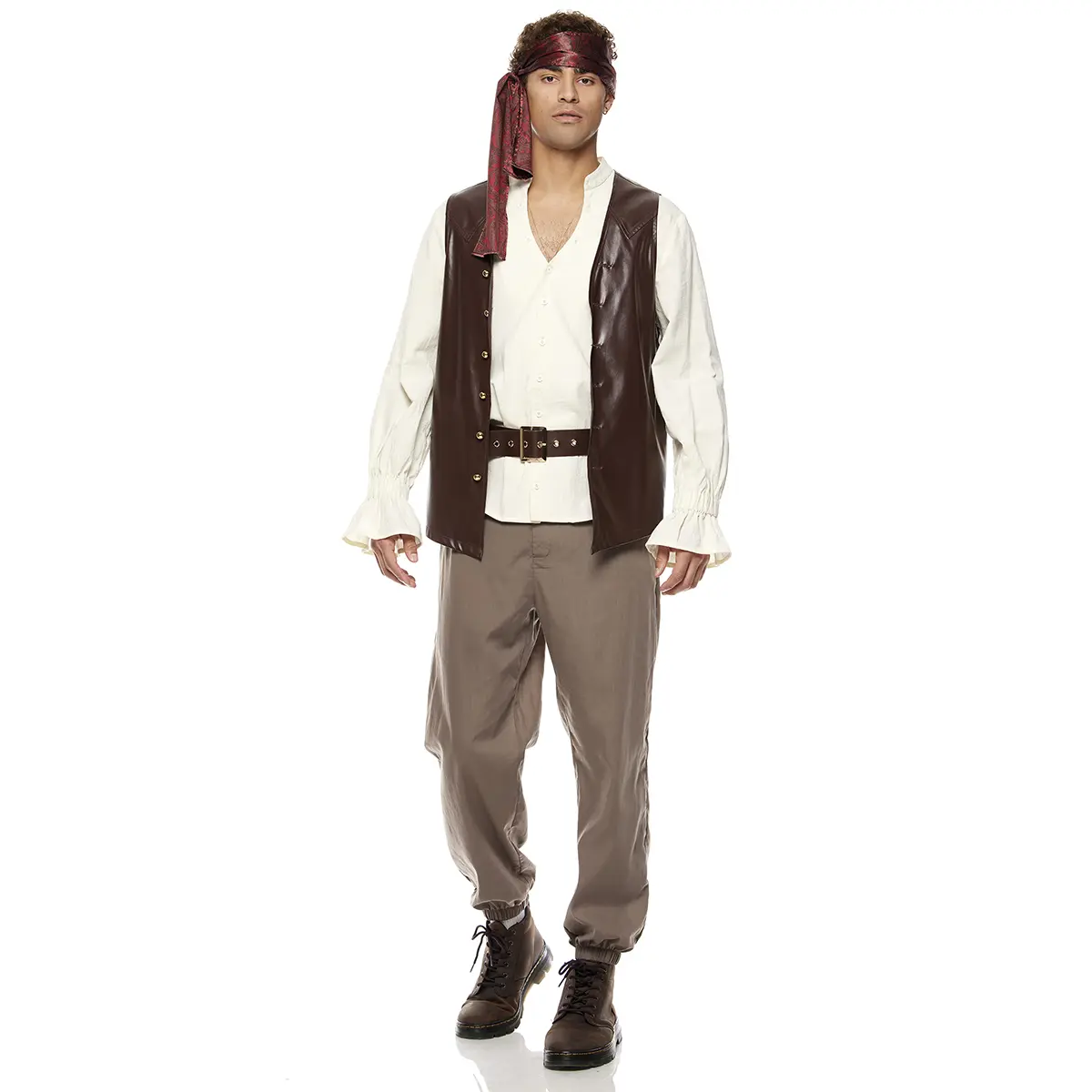 Forplay Women's Halloween Sailing Seas 6-Piece Men's Pirate Costume