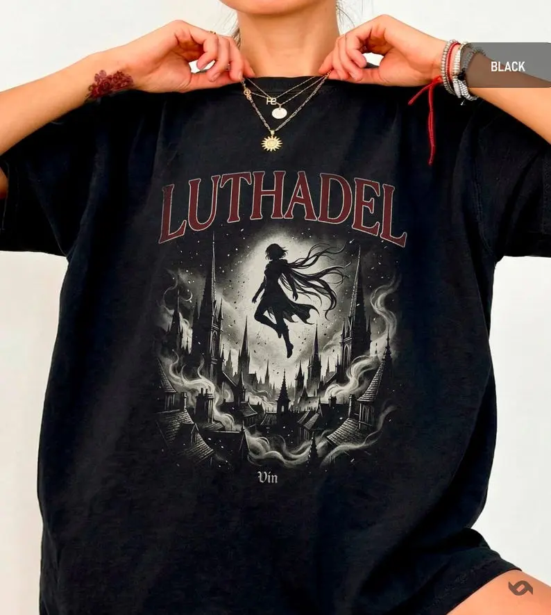 Fantasy Book Shirt Mistborn, Luthadel Cosmere Tee, Bookish Reader Gift, Unisex T-Shirt