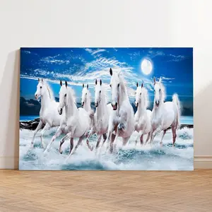 Poster White Horse Pictures For Animal Print Wall Art Trending Graphic Decor