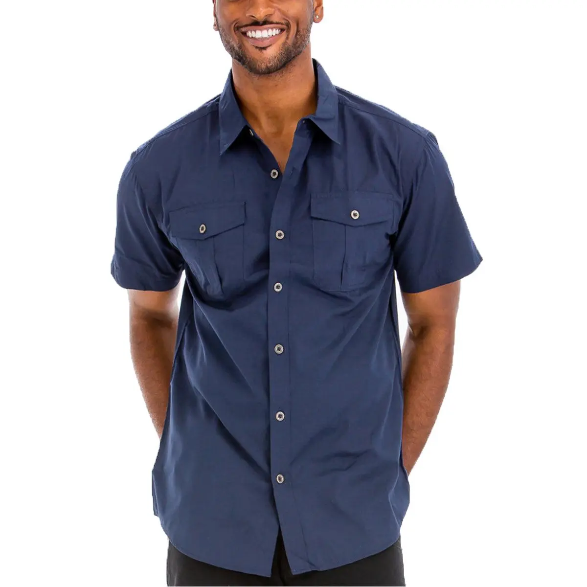 Two Pocket Button Down Shirt