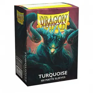 Dragon Shield Sleeves: Standard MATTE - Turquoise (100ct)