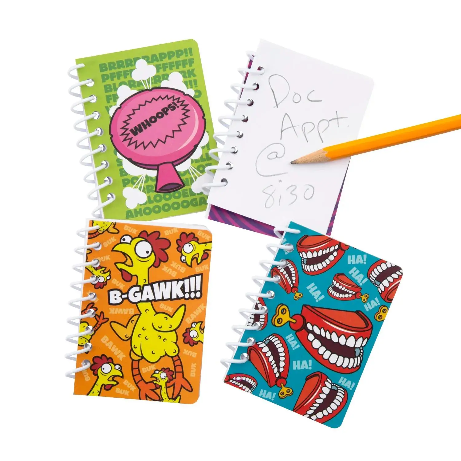 2 1/2" x 3 1/2" Mini Classic Gags Notebooks - 24 Pc.