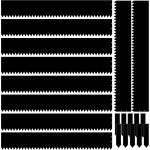 10 count Steel Landscape Edging with 10 Clips, 40 x 6 Inch Steel Garden Edging Border Landscape Edging Metal Landscape Edging Metal Edging for Landscaping Lawn Yard (Black)