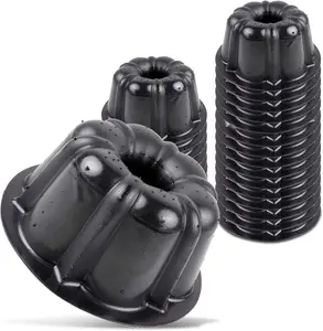 25 Pack Bakeable Plastic Mini Cake Pan - Baking Pan With Non-Stick Silicone - Reusable Mold For Baking and Much More Desserts Mold For Jellopops