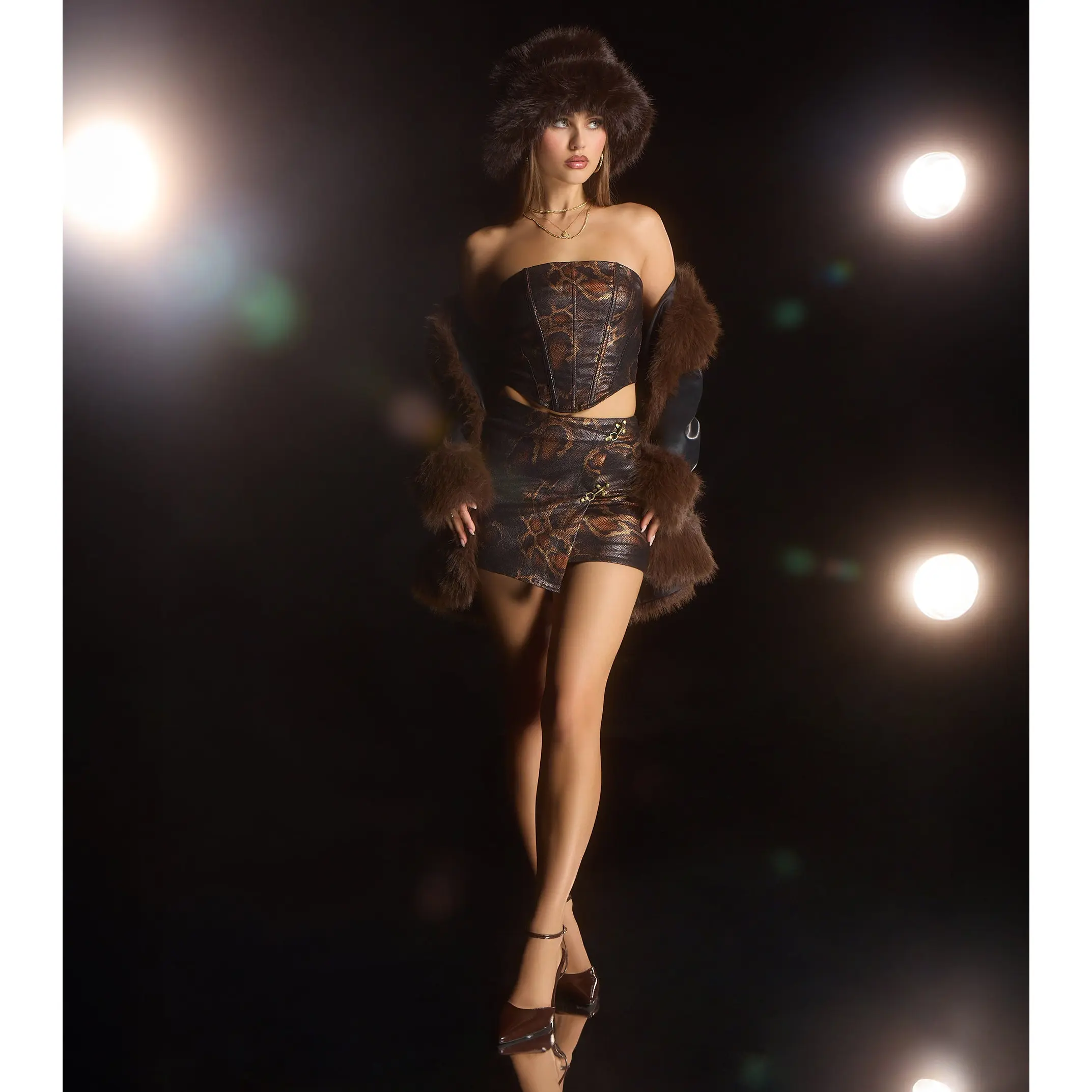 Untamed Energy Animal Print Mini Skirt