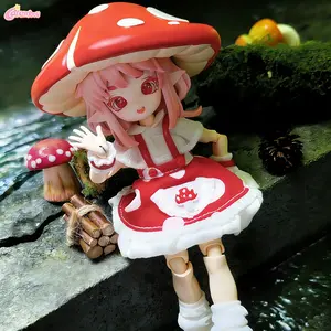 Mushroom Mycelium Naming Series BJD Blind Box, 1/12 Cute Ball Jointed Blind Box Doll, 8.2 Inches Dress up Doll with Joints, Collectable Action Figure for Birthday Gifts tiktokshopspringglowup