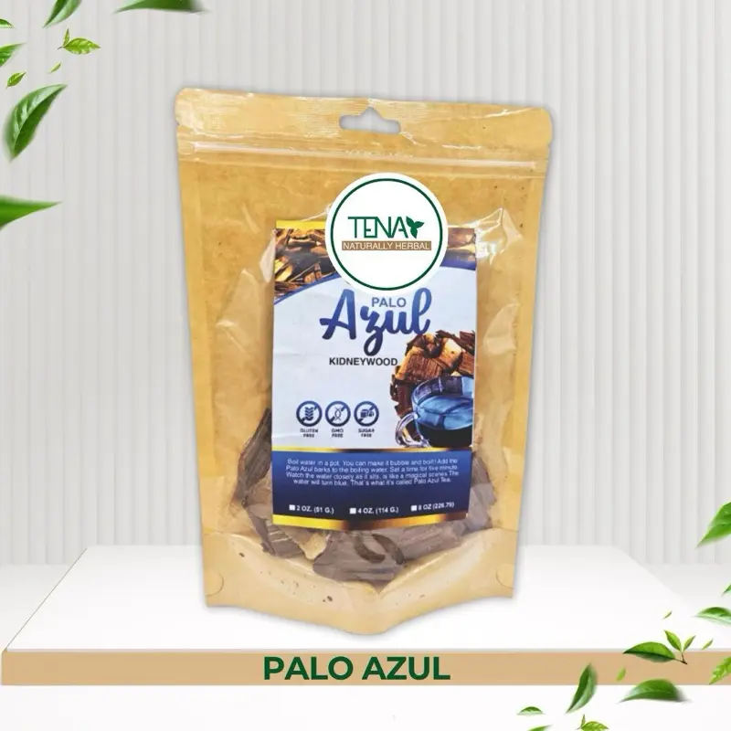 Tena Natural LLC Premium Mexican Palo Azul Tea—Taray, Palo Dulce Loose Bark Natural Beverage
