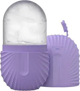 Ice Mold for Face and Eye, Beauty Ice Roller Tube, DIY Cooling Facial Cube for Face Eyes Puffiness Soothing & Joints Massaging, Comfort Ice Compress Soothing Skincare Gift for Women, Skincare Tools