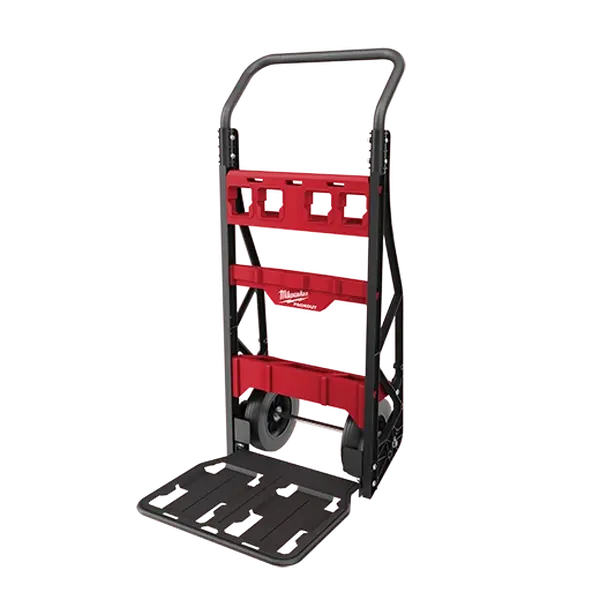 Milwaukee 48-22-8415 PACKOUT™ Heavy Duty Storage Cart on Wheels, 2-Wheel Home Organizer Storage Holder & Rack, Heavy Duty Cart