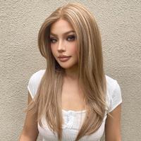 Milk Tea Blonde With Highlights