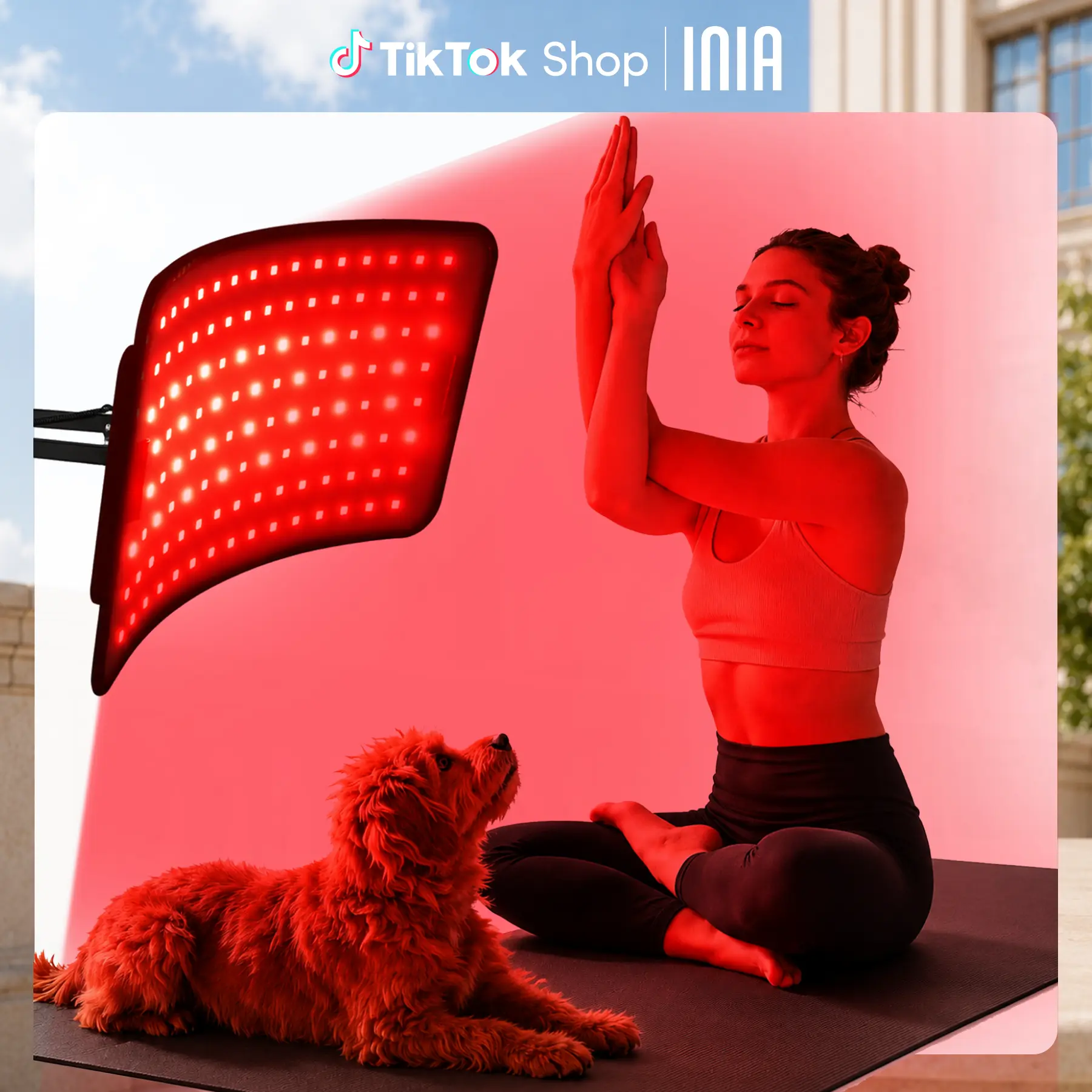 INIA GLOW FLEX 1064nm Deep-NIR Red Light Therapy System, From Full-Body Panel to Wearable Wellness, Cordless Body Strap for Relief, Sleep & Full-Body Glow,Summer Beauty Gift Ideas,back to school,back to school haul