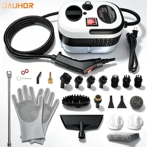 DauHor Portable Handheld Steam Cleaner with 14/23 Accessories, All-in-One Steam Cleaners,Adjustable Levels, Fast Heat-Up Steamer for Kitchen, Bathroom, Tile & Car Cleaning | Efficient Grease Dirt Remover,  for Household & Auto Care