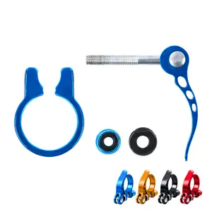 Bike Seatpost Clamp Quick Release Bicycle Seat Clamp Aluminium Alloy Tube Clip for Road Bike Casual Bike, Multiple Colors, 28.6mm, 31.8mm, 34.9mm