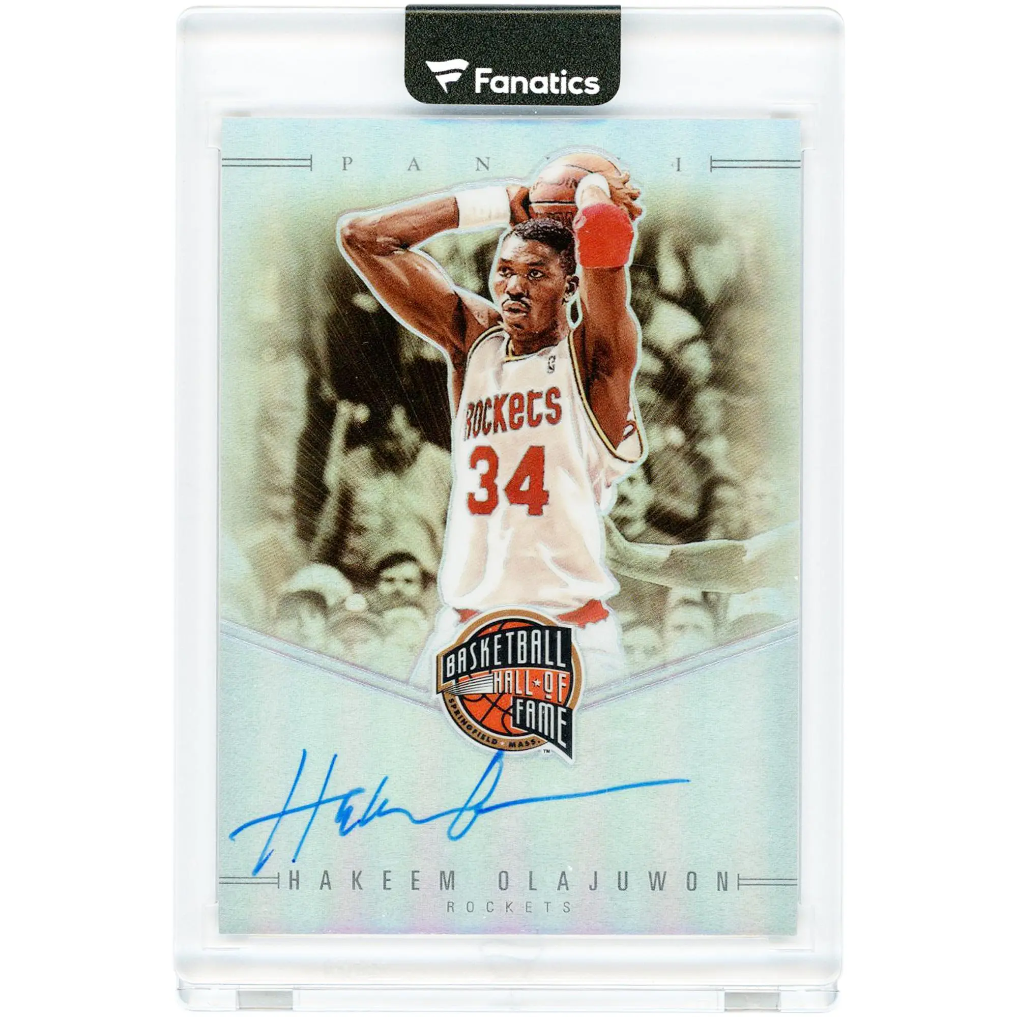 Hakeem Olajuwon Houston Rockets Autographed 2021 Panini Hall of Fame #SH-HOL Card - Fanatics Authentic Certified