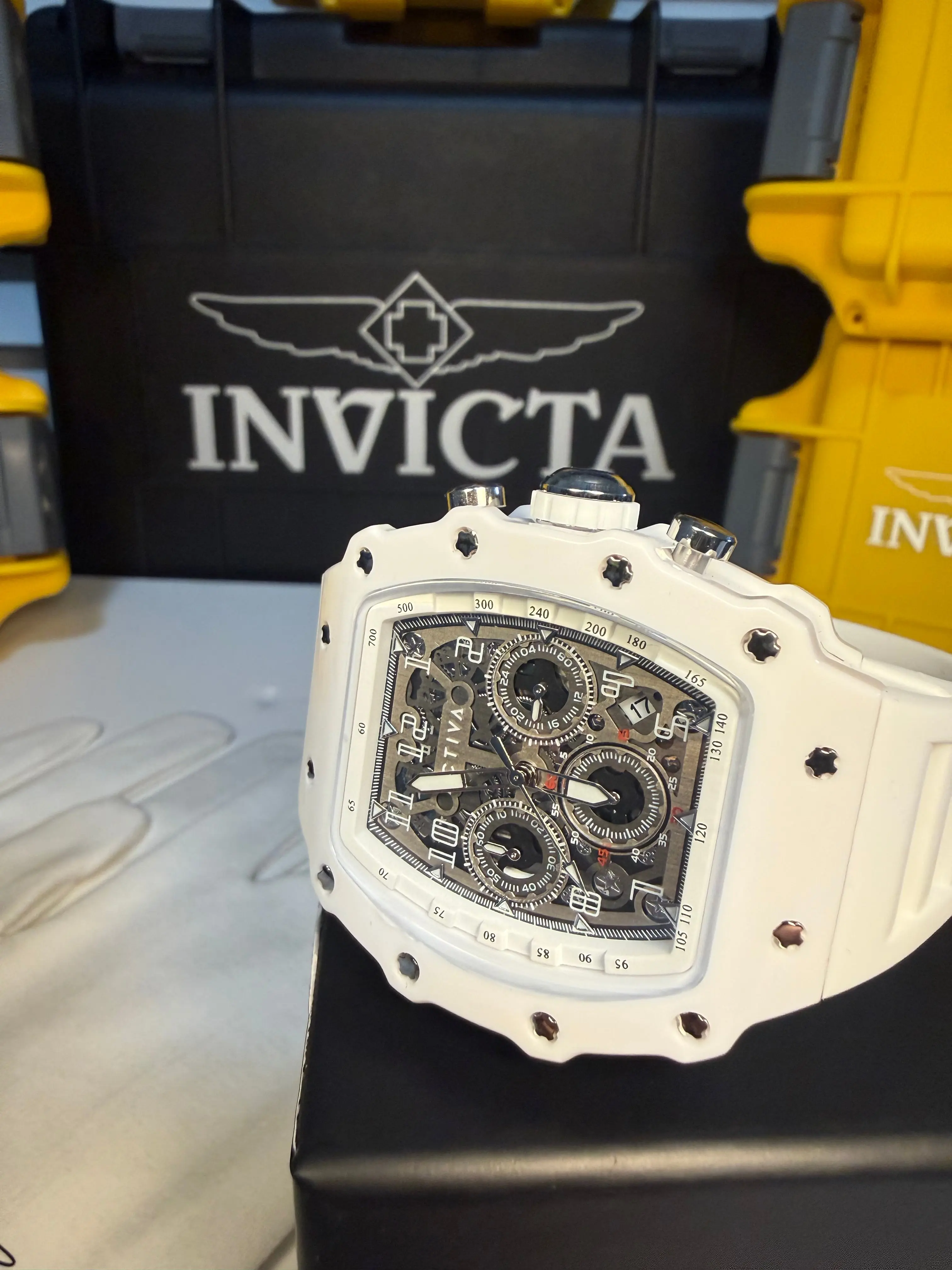 Invicta Activa Fury X (Model ACW2305-006) – 44mm Skeleton Dial
