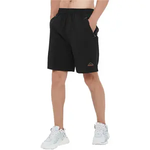 Gopune Men's 7'' Running Hiking Shorts Quick Dry Athletic Gym Outdoor Sports Short Zipper Pockets