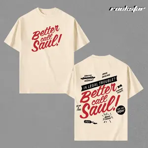 Heisenberg Breaking Bad Vintage T Shirt Better Call Saul Graphic Print T-shirts Men's Pure Cotton Short Sleeves Tee Shirt Apparel Classic Menswear Soft