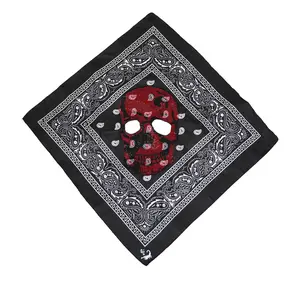 Trending Bandana Paisley Rhinestone Balaclava Ski mask headband cap hood