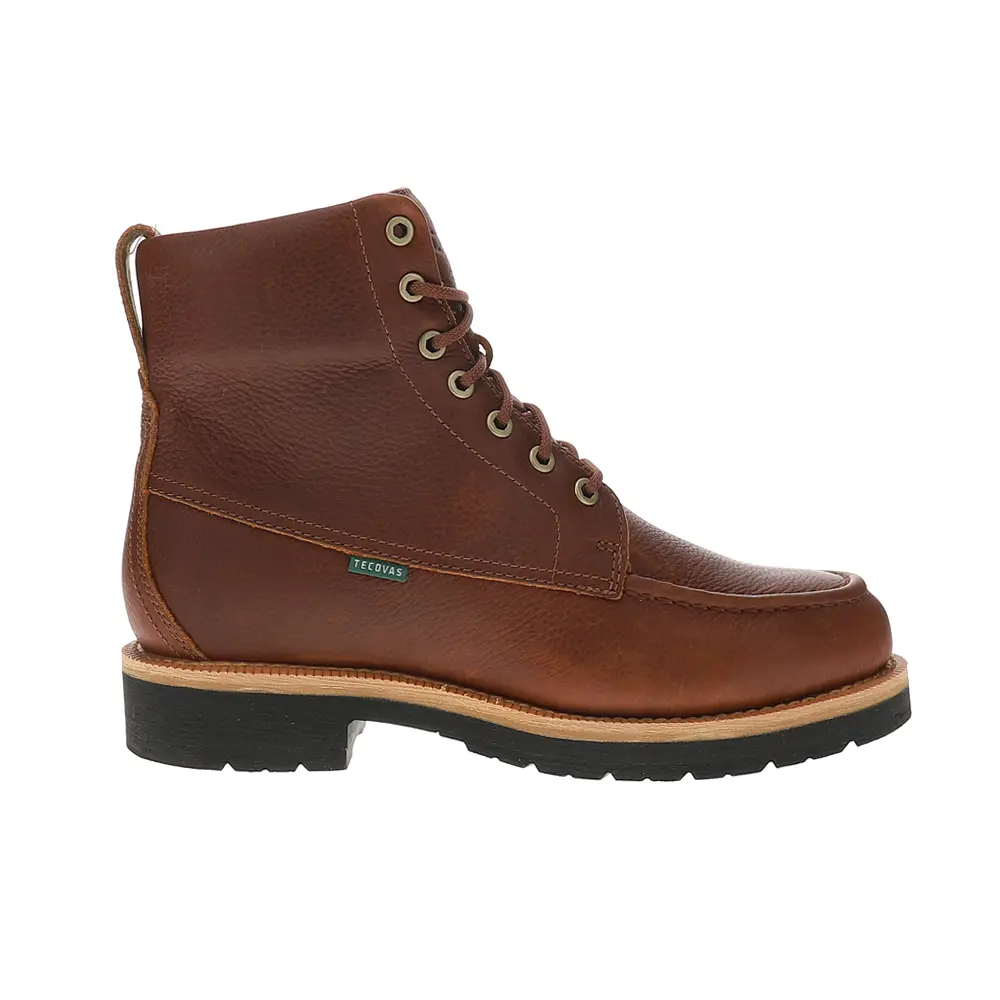 Tecovas Mens The Rugged Moc Lace Up Casual Boots Ankle - Brown Tecovas Mens The Rugged Moc Lace Up Casual Boots Ankle - Brown