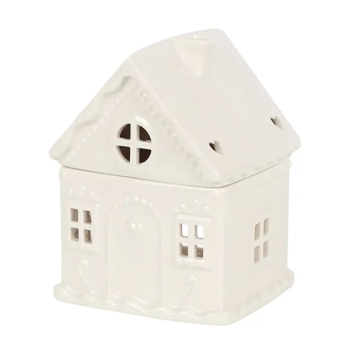Gingerbread House Tealight Wax Warmer - High Quality Wax Warmers for Wax Melts, Compatible with illuminatedbymia Gel Wax Melts, Decorative Wax Warmers for Wax Melts