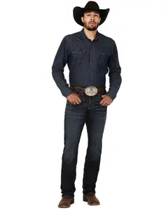 Cody James Men's Shadow Wash Jackson Slim Straight Stretch Denim Jeans - Cjfa23j11
