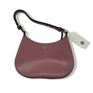 Pre-owned Tory Burch Patent Leather Shoulder Bags Emerson Small Patent Zip Shoulder Bag (pink) B0DYZ8KZWM