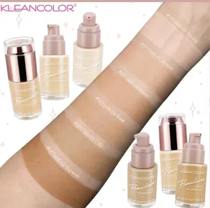 KleanColor Flawless Liquid Foundation lightweight formula boost of moisture Concealer Cosmetic Makeup Blend Coverage Moisturizer Hydrate Hydrating