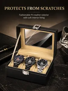 Exquisite visual watch storage box, can be viewed and stored, suitable for the storage and classification of watches and jewelry, can be directly observed inside, Women's Day, Thanksgiving Day, Mother's Day, Father's Day, Valentine's Day