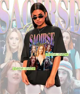 [Sale off up to 50%] Saoirse Ronan Graphic Tee - Unisex Vintage Style T-Shirt