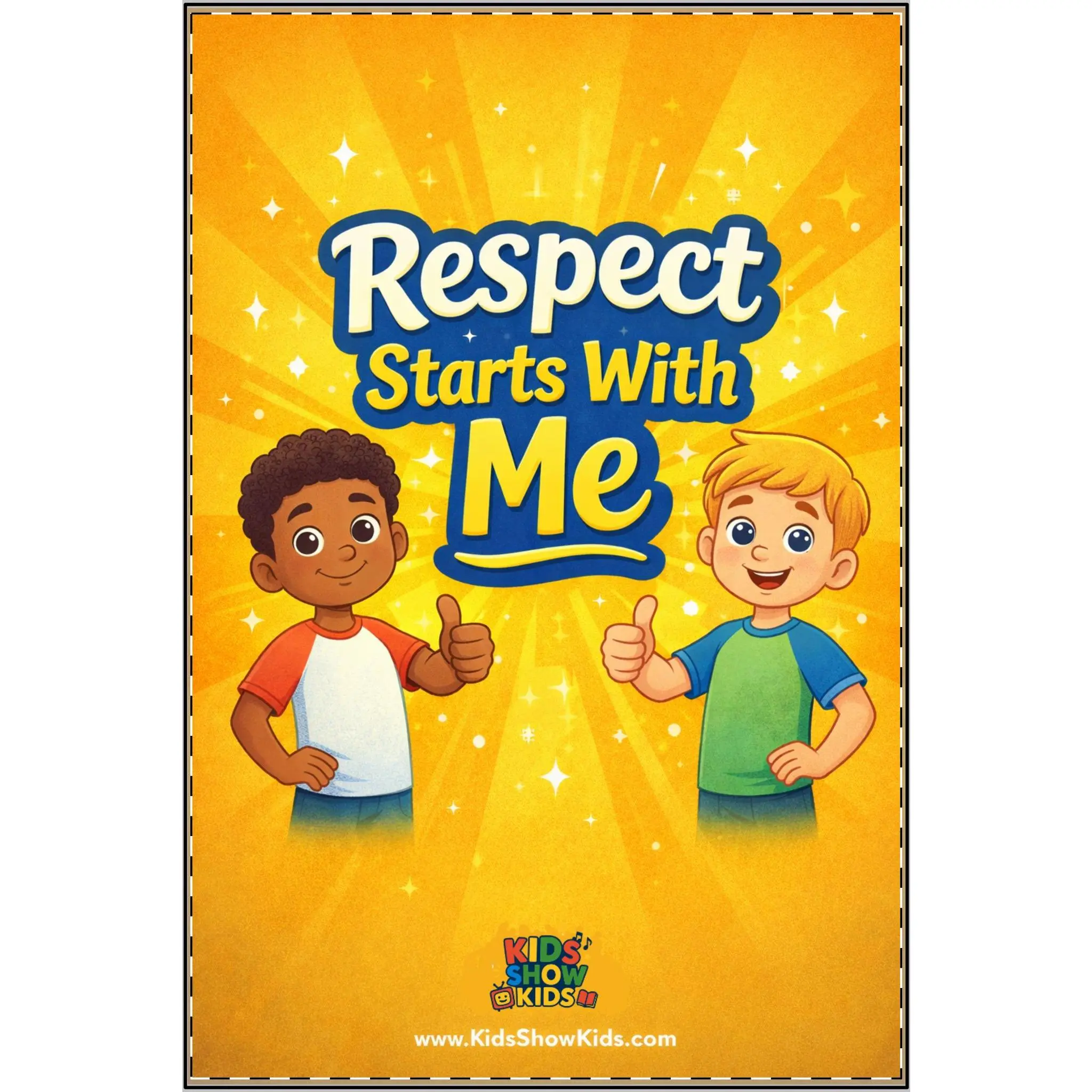 Respect Starts With Me -18X24 Classroom Satin Poster
