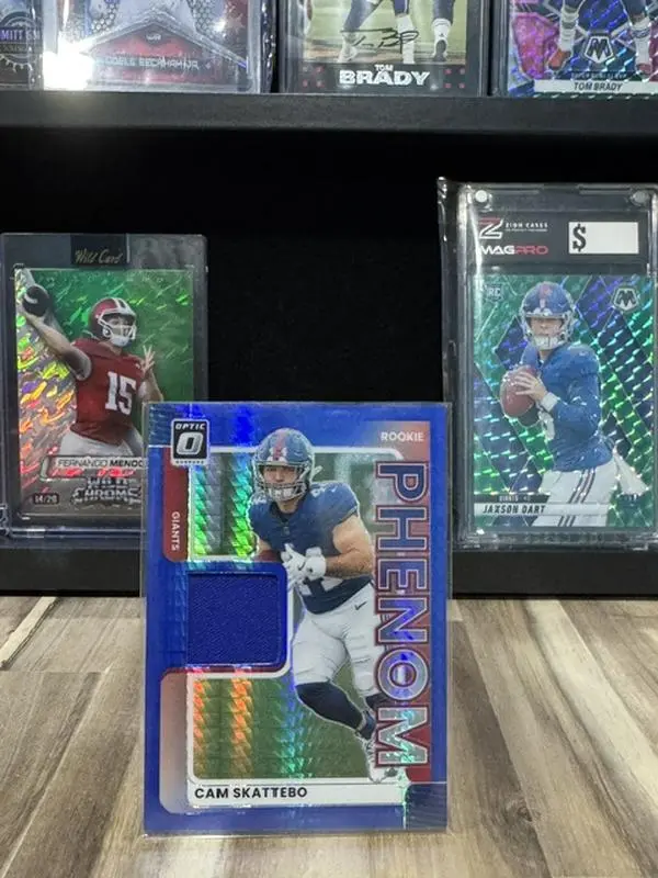 Optic Rookie CAM SKATTEBO Phenom Giants patch card
