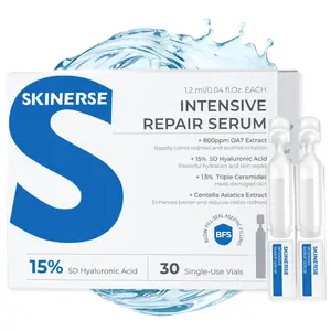 SKINERSE Intensive Repair Serum – Sun Damage Repair, Hydrating & Anti-Aging Face Serum with Hyaluronic Acid, 30pcs for All Skin Types - Hydrate Skincare Comfort