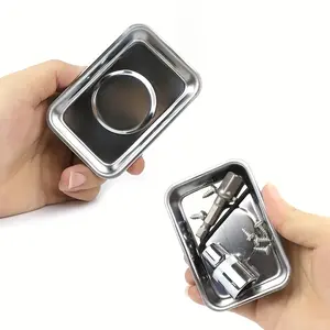 Strong Magnetic Tray Rack, Stainless Steel Material, Powerful Magnets, Hardware Accessories Storage Tray, Suitable for Mechanics and Car Enthusiasts, Tray Holder
