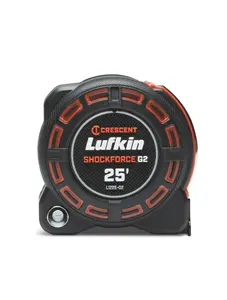 Crescent Lufkin Shockforce G2 25-ft Tape Measure with Durable Design and Versatile Use