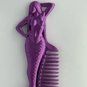 Mermaid Comb - Purple Comb for Hair
